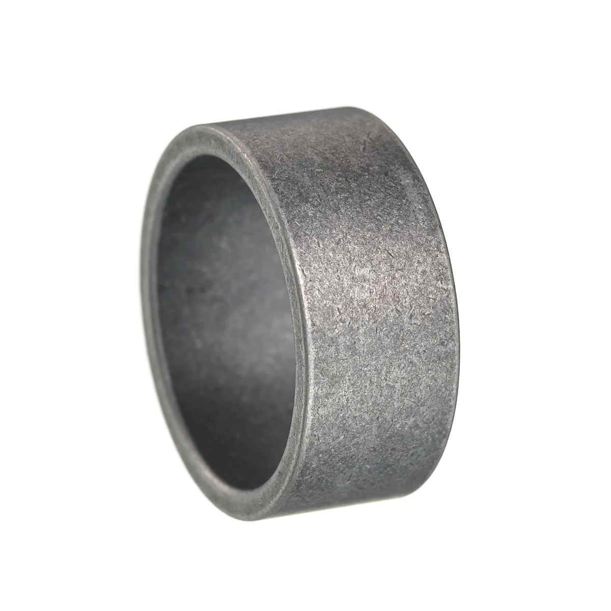 Elegant 10mm Vintage Silver-Toned Stainless Steel Ring - Timeless Jewelry Gift