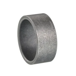 Elegant 10mm Vintage Silver - Toned Stainless Steel Ring - Timeless Jewelry Gift - 8 (Antique Silver)