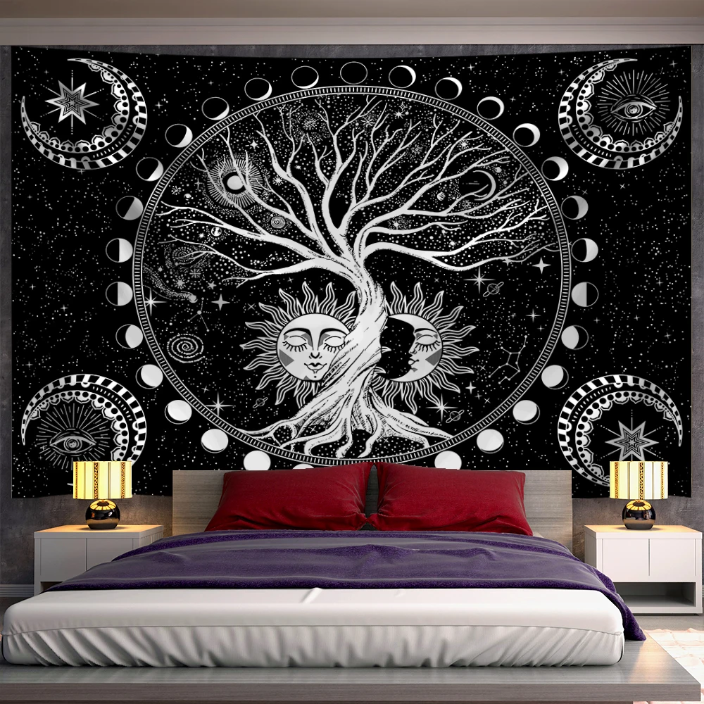 PAZZK monstre psychédélique Tapisserie Murale En Tissu À