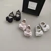 Baby Shoes Spring Autumn Girl's Bow Ballet Style Satin Soft Sole Shoe Baby Anti-slip and Anti Drop Heel Princess Toddler Shoes 5