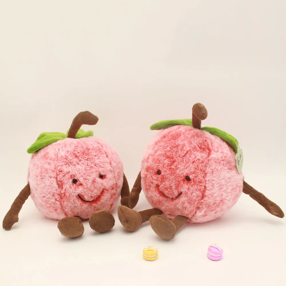 1pc Cute kawaii cartoon watermelon Stuffed fruit Toy Chidren Soft Plush Dolls Toys Kids Birthday Gifts Home Decoration #CS