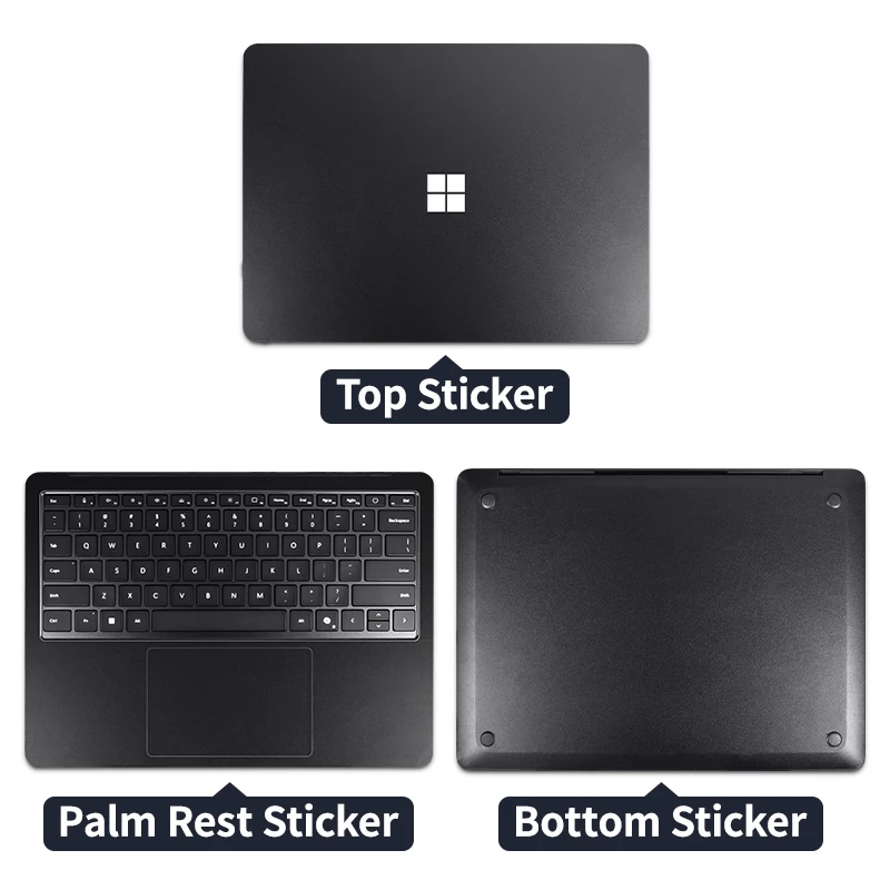 Laptop Skin Sticker for Surface Laptop 7 13.8 inch Go 2 / 3 13.5 15 inches Scratch-resistant