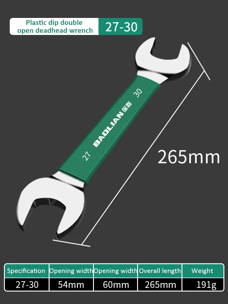 Double-Ended Open Wrench Set - Adjustable Hand Tool Kit