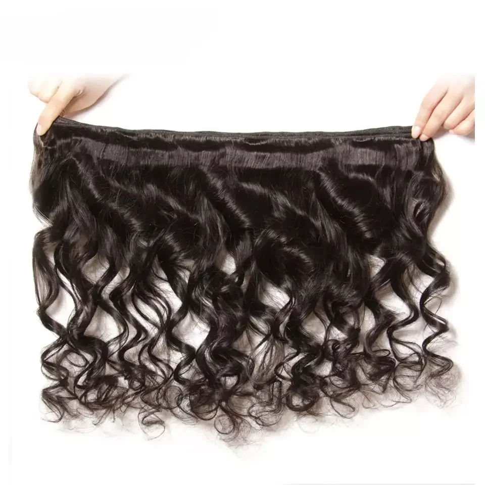 Brazilian Loose Wave 28 30 30 inches Human Hair Bundles Hair Weave Bundles Remy Extensions 1 3 4 10A Virgin Tissage