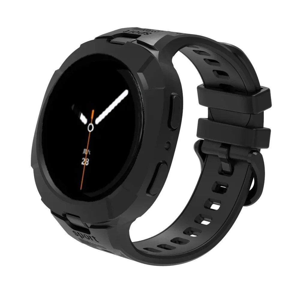 Breathable Silicone Replacement Strap with Protective Case