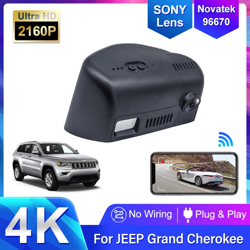 CarDVRUHD2160PWifiRecorderDashCamCameraForJEEPGrandCherokee