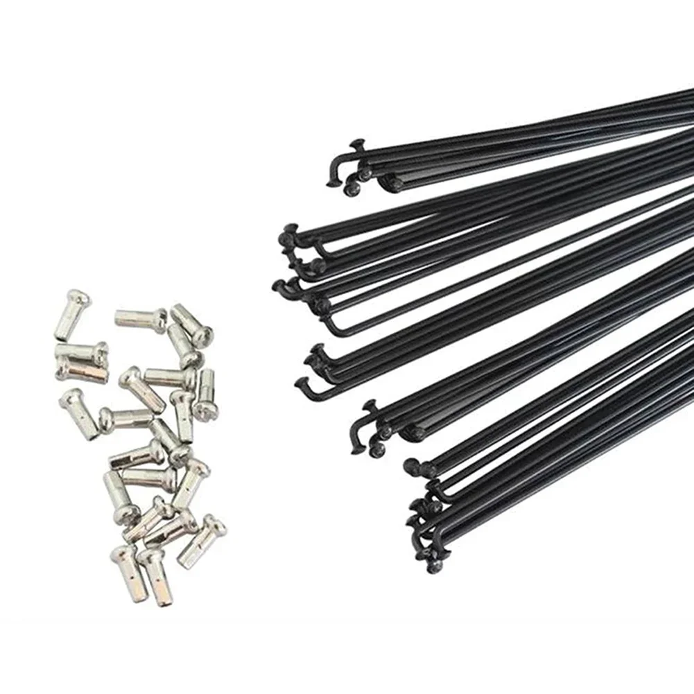 Bicycle Spokes 24pcs 255MM 275MM 289MM For Rim Size 27.5 / 26 / 29 Inch