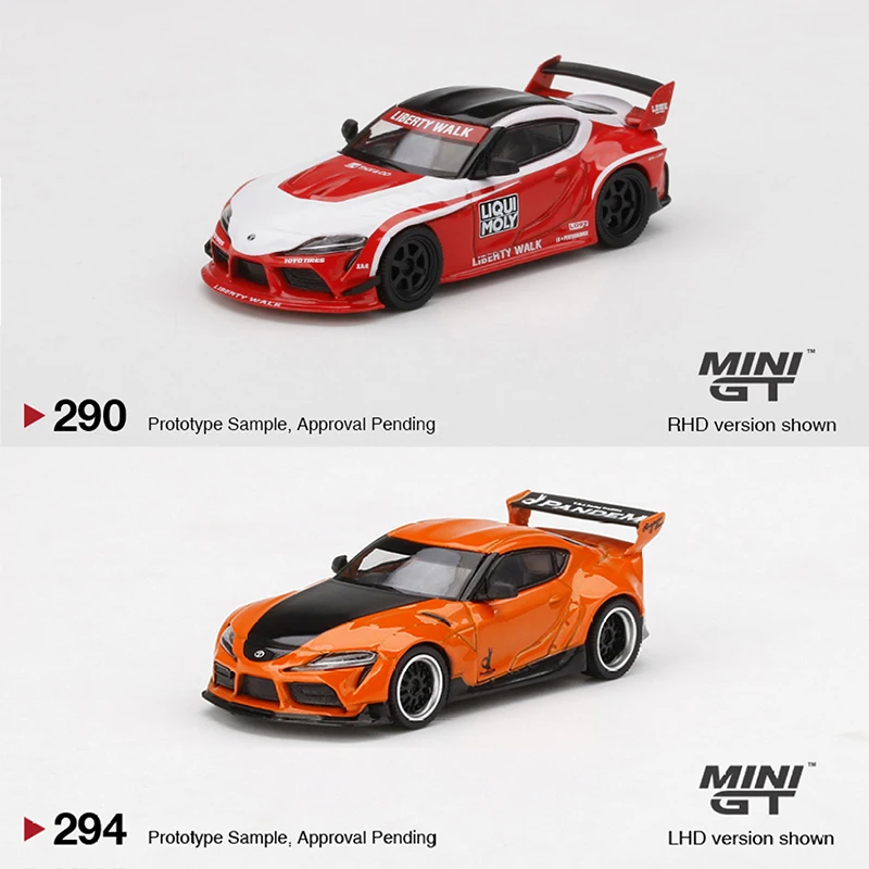 

MINI GT 1:64 Pandem GR Supra V1.0 модель автомобиля из сплава-#290 & 294 LHD