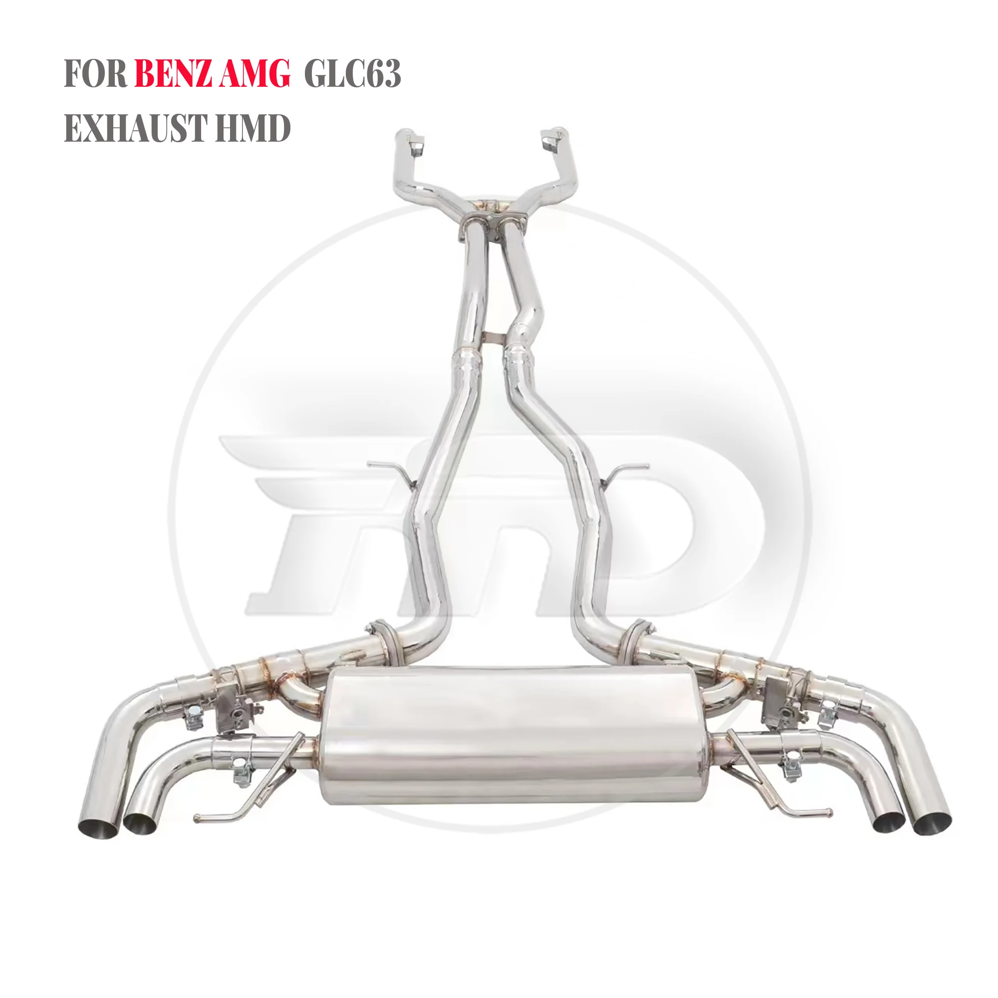 

HMD Stainless Steel Exhaust System Performance Catback for Mercedes Benz AMG GLC63 C253 Auto Accesorios Electronic Valve Muffler