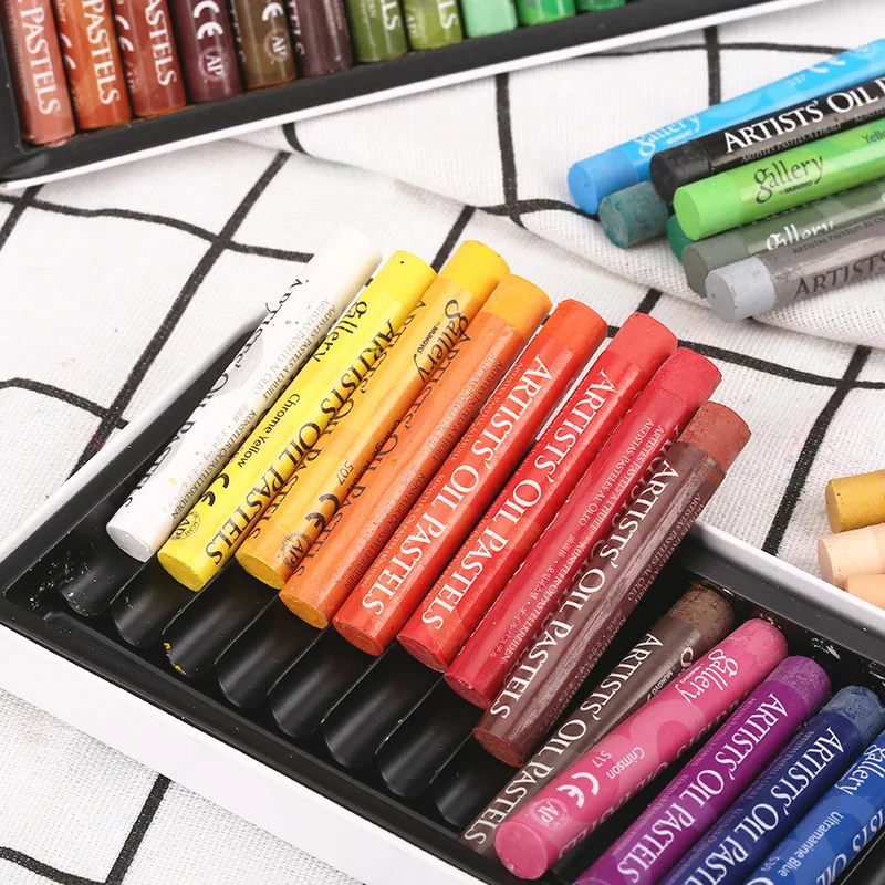 12/25/50 Colors Oil Pastel oil pastels For artist Student Graffiti Soft Pastel Painting Drawing Pen