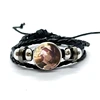 Project SEKAI Anime Wonderlands×Showtime Kamishiro Rui Leather Bracelets Glass Multilayer Braided Bracelets Bangles Jewelry Gift 3