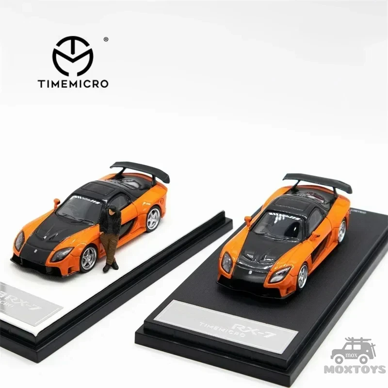 TIME MICRO 1:64 RX-7 Veilside FNF Orange Diecast Model Car | eBay