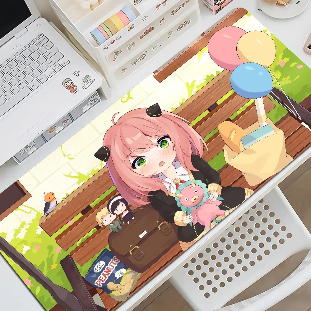 Spy x Family 80x30cm XL Lockedge Office Computer Desk Mat Table Keyboard Big Mouse Pad Laptop Cushion Non-slip  Bedroom 6