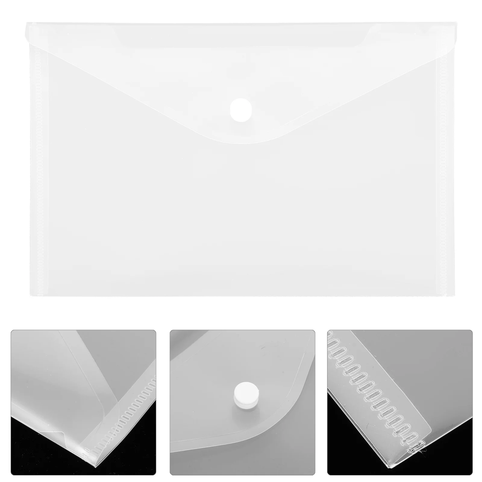 

12 Pcs File Holder A5 Bags Document Organizer Folder Portfolio Envelope Carrying Case Practical Organizers Pvc Clear