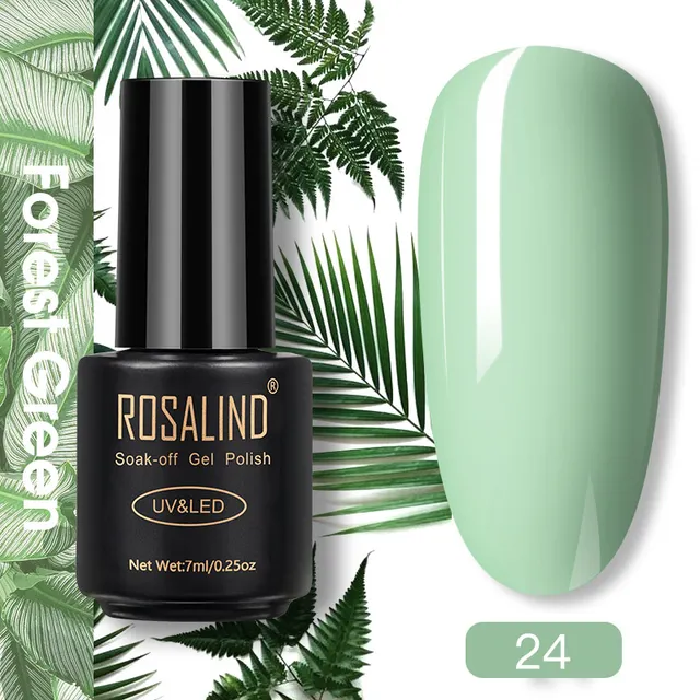 ROSALIND Nail Gel Polish Glitter Series Gel Varnishes All For Manicure Soak Off UV Lamp Nails Art Semi Permanent Gel Polish RA24