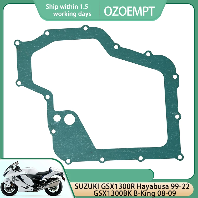 

OZOEMPT Engine Crankcase Oil Pan Cover Gasket Seal For SUZUKI GSX1300R Hayabusa 99-22 GSX1300BK B-King 08-09