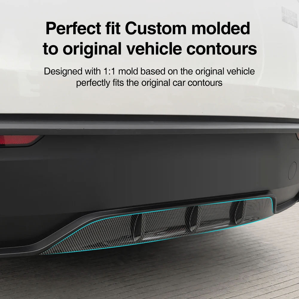Heenvn Model Y Juniper 2025 2026 Diffusore Posteriore Spoiler Paraurti per Tesla Model Y Premium Carrozzeria Sportiva Aerodinamica - Image 3