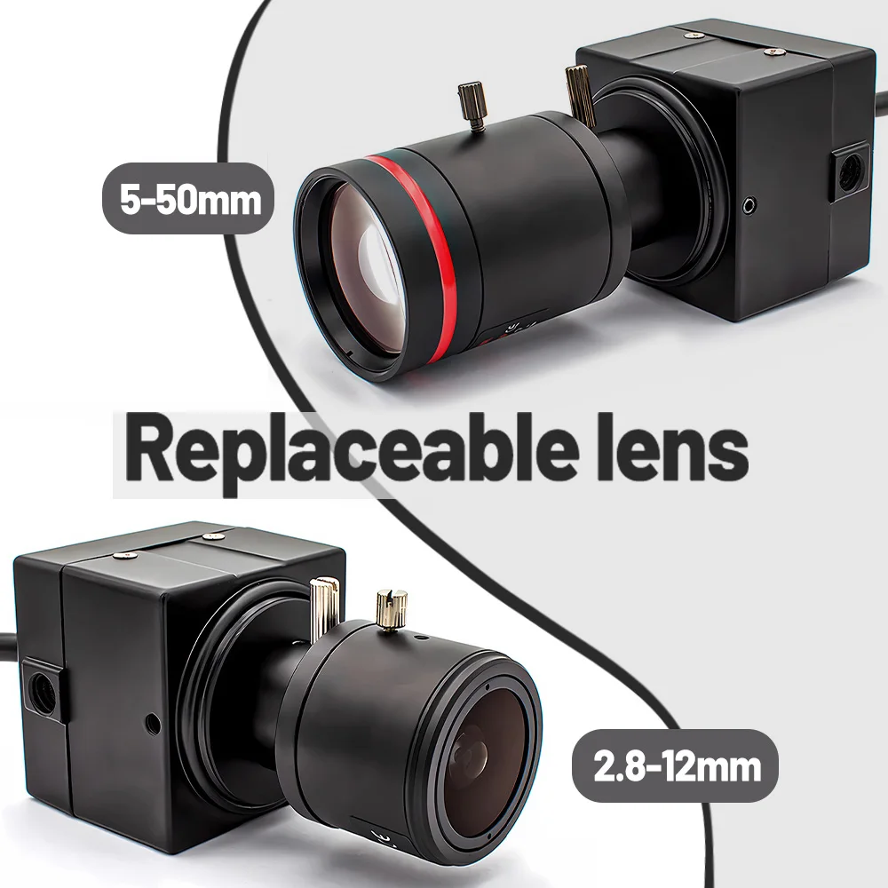 10X Zoom 2/4MP POE IP Camera 5-50mm Varifocal Lens HD Security Onvif RTSP H.265 CCTV System Video Surveillance Industrial Camera 4