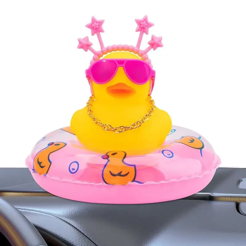 

Car Dashboard Ornament Squeak Rubber Ducks Car Pendant Multipurpose Us Cartoon Pendant High Quality Rubber Car Accessories