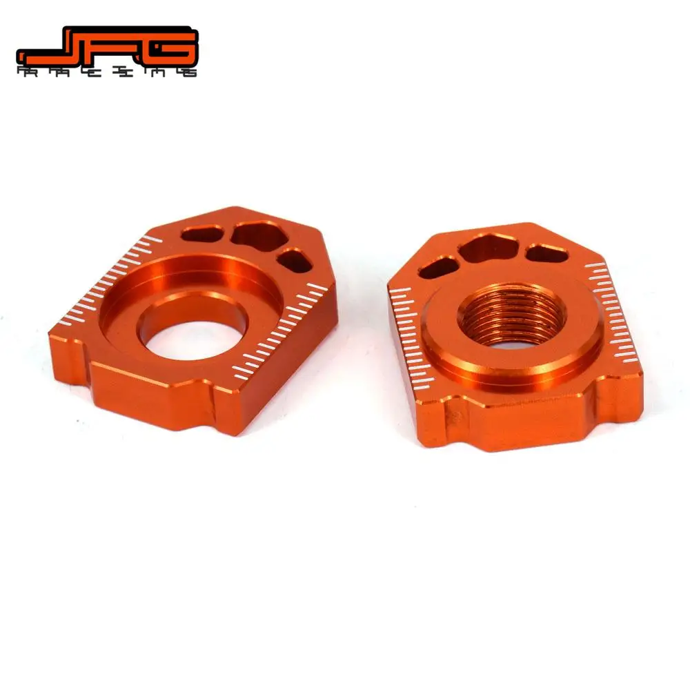 Motorcycle CNC Rear Chain Adjuster Axle Blocks For KTM SX SXF XC XCF EXC EXCF XCW XCFW 85 125 150 200 250 300 350 450 525 530