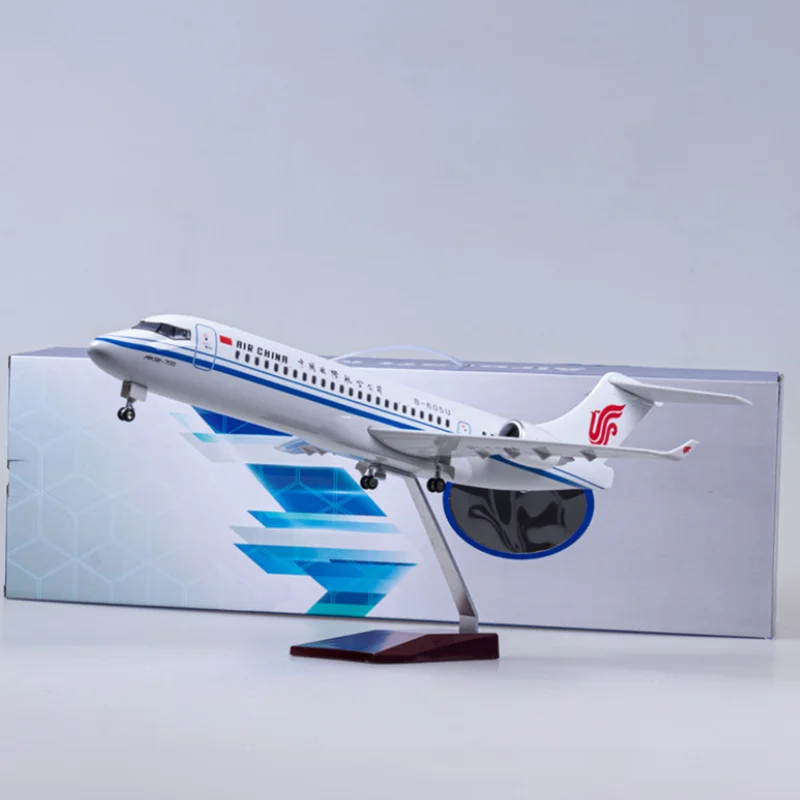 

47cm 1:150 Airplane Arj21-700 Aircraft Air China Airline Landing Gears Diecast Plastic Resin Plane Model Collection Display Toys