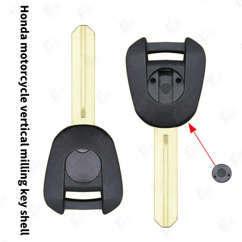 Motorcycle key embryo key shell for Honda CBR650 CB500 CBR1100 MN4 can be used to install chip