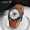 TOMI Fashion Men's Watch Luxury, Simple, Versatile Men's Quartz Watch Leisure Business Watch Men's Clock Gift 1