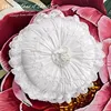 Romantic French Round Pillow Cushion White Lace Pumpkin Pillow Light Luxury Bedroom Living Room Sofa Pillow Exquisite Decoration 3