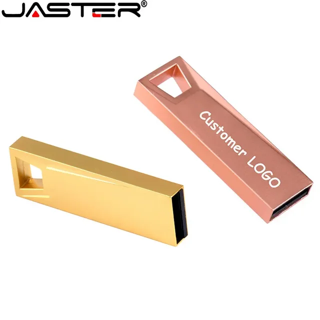 Pen Drive JASTER: O Armazenamento Compacto e Elegante para Suas Necessidades Digitais 5 Armazenamento Externo JASTER USB Flash Drive Mini Metal 2.0