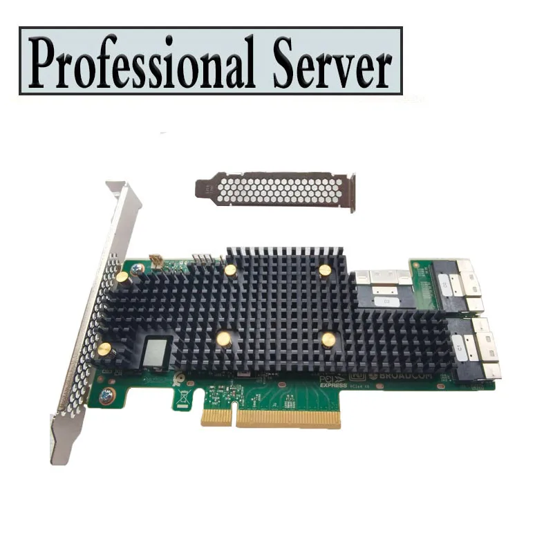 Broadcom eHBA 9600-24i, 24 Int. 트라이 모드 스토리지 어댑터, PCIe SAS, SATA, NVMe 포트