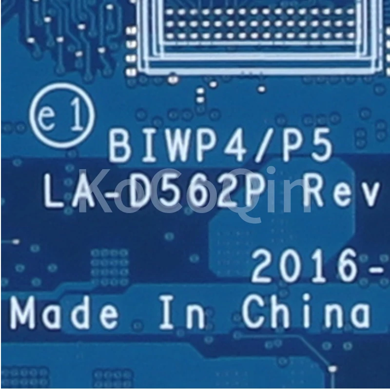 Description Picture 6 of item4G For Iconic Brand Ideapad 110-15ISK Notebook Mainboard Laptop LA-D562P 5B20L8290211 5B20L8287811 Pentium i3i5i7 6th Gen Motherboard