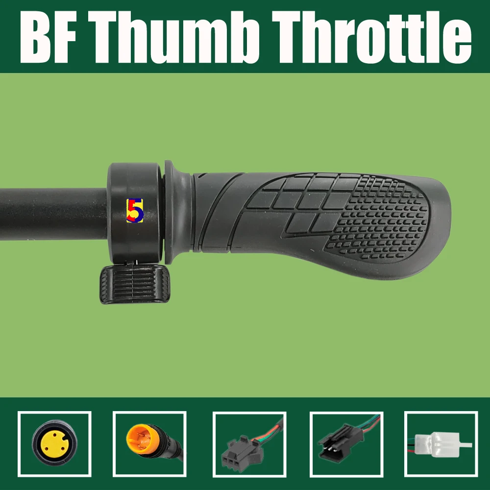 Electric Scooter eBike Bafang Thumb Throttle Accelerator Right/Left Handlebar Bafang Motor Throttle BBS01/BBS02/BBSHD Waterproof