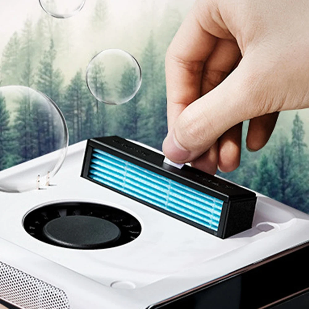 Car Air Ionizer HEPA Filter Solar Negative Ion Deodorant Air Fresh USB Ozone Generator Smoke Remover Smart Gadgets Car Supplies