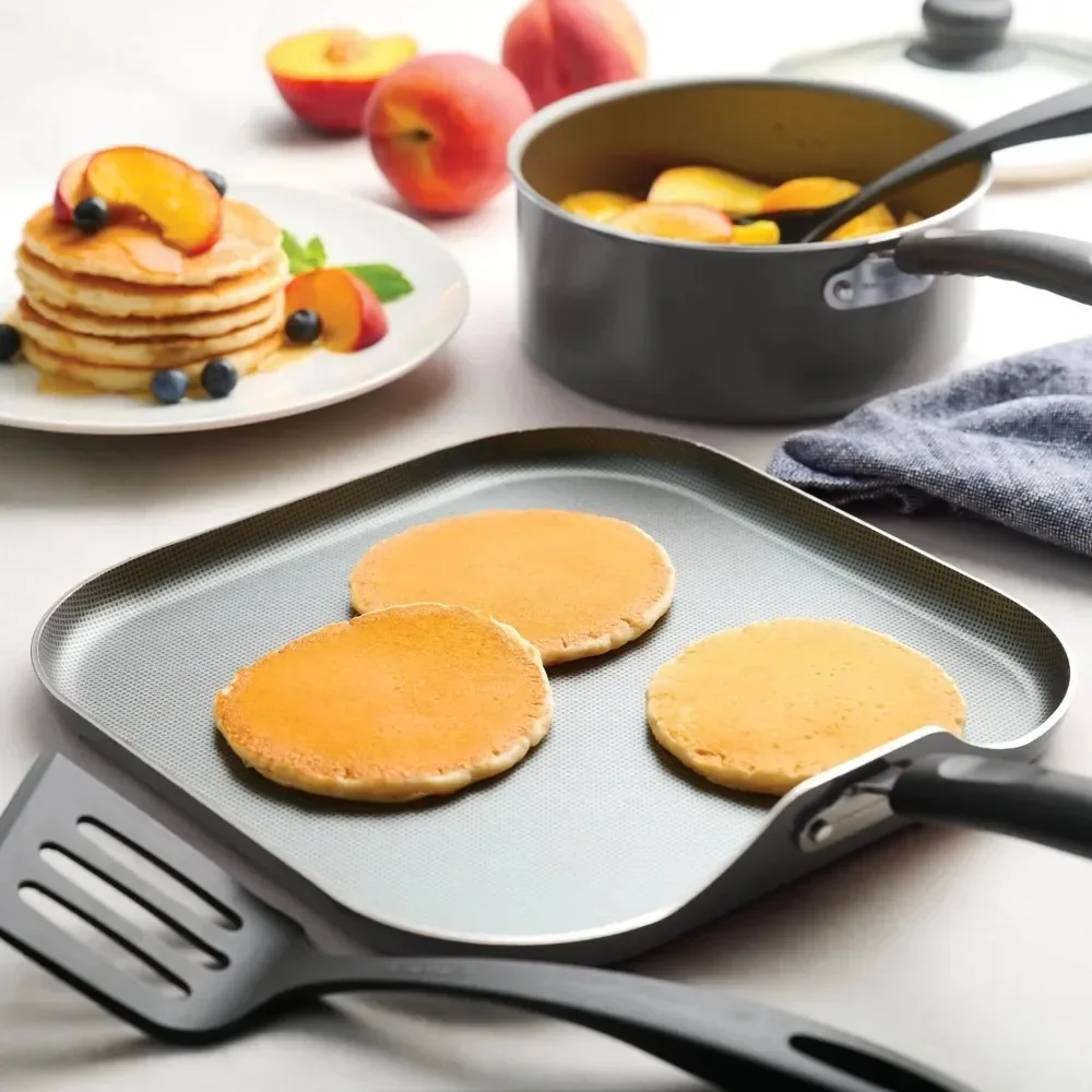 Tramontina PrimaWare Non-Stick Steel Gray Saut Pan Set, 2 Piece