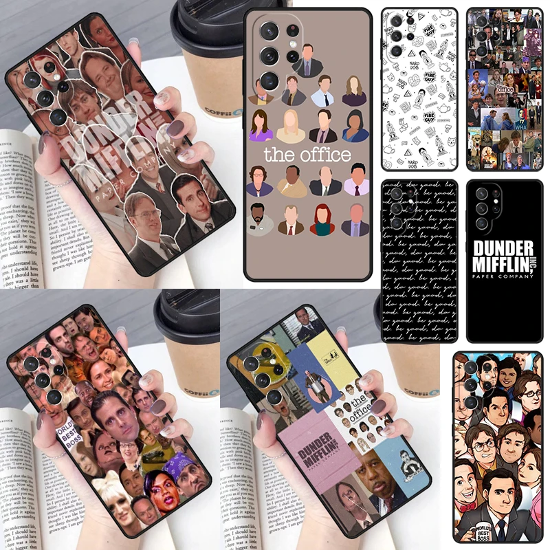 Dunder Mifflin The Office Cover Per Samsung Galaxy S23 Ultra S22 S20 S21 Fe S8 S9 S10 Plus Note 10 20 Ultra Phone Case