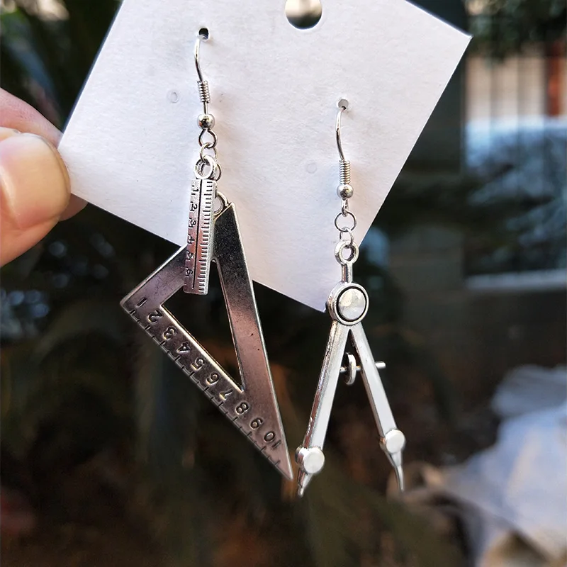 Creative Collection Punk Cool Cute Women Drop Dangle Earrings Ancient Silver Color Skull Knife Cross Pendant Handmade Jewelry dangle earrings drop earrings pendant earrings cross earrings
