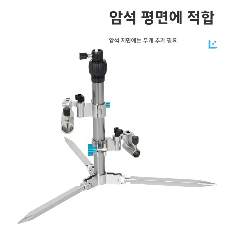 휴대용 낚싯대 스탠드 다기능 총대 플랫폼 베이스 낚시 장비 경량 낚시 의자 스툴 야외 캠핑 여행 용품