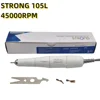 STRONG 210 45000RPM 35K & 45K Micromotor Polishing Nail Drill Pen Manicure Machine Handpiece White 2.35mm SDE SH20N STRONG 105L 3