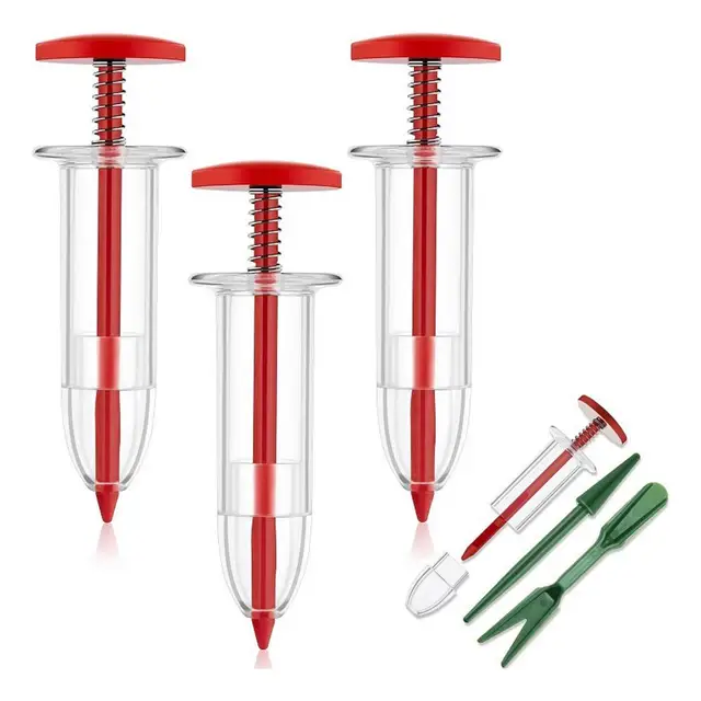 Kézi Vetőgép, Funkcionális Újrahasznosítható Beépített Tavaszi Mini Kézikönyv Dibbler Ültetési Eszköz A Beltéri Termesztéshez - Image 4