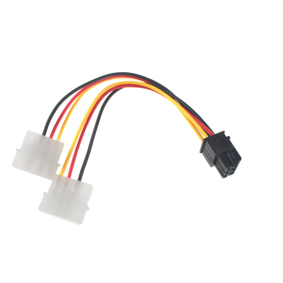 15 Pin SATA to 2 Male to Female 4 Pin sata7p 15p male female IDE HDD Advanced Power supply Hard Drive Cable connector 5PCS