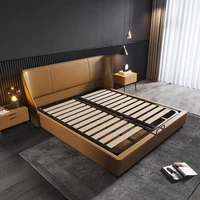 Cadres de lit King Size de luxe, tables de chevet, lit moderne de luxe, esthétique, têtes de lit doubles, meubles pour chambre à coucher, meubles de chambre à coucher 5