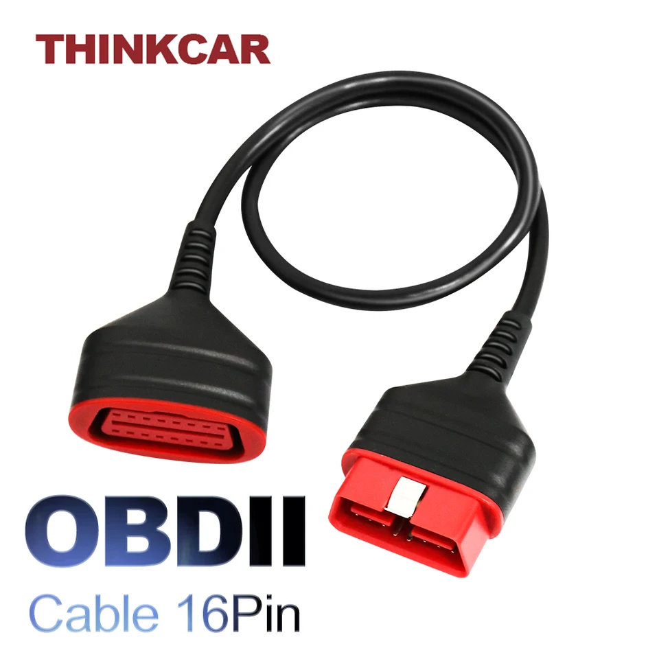 OBD2 Extension Cable,Universal Full 16pin Male To Female For Car Obd Diagnostic Extender Cord Connector