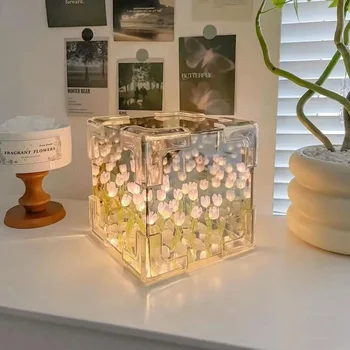 DIY Tulip Cube Night Light 4