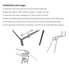 Portable Foot Hammock Polyester Desk Rest Foot Put Adjustable Rest Tables Foot Put Feet Swing Footrest for Office Home Camping 6