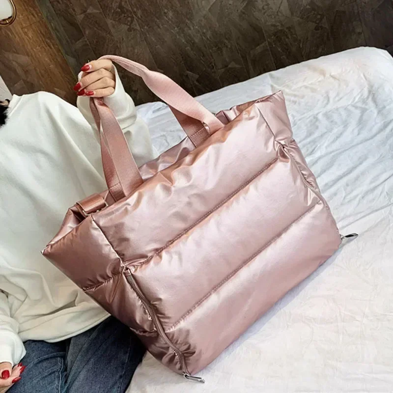 Chic Pink Waterproof Sports & Travel Duffle Bag