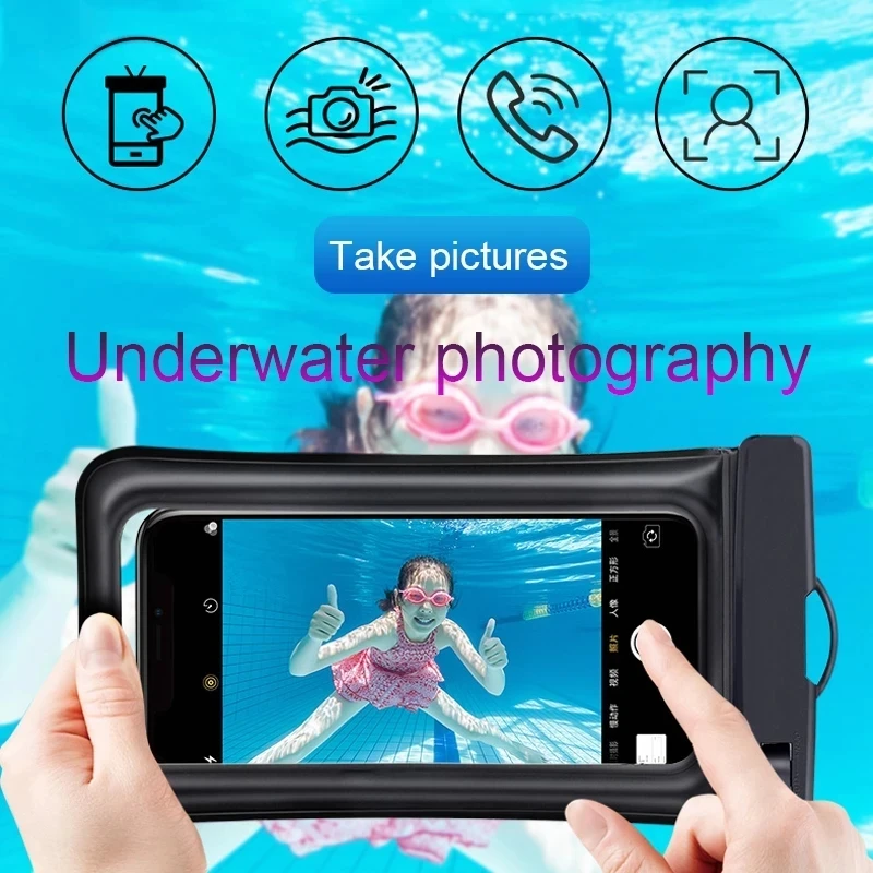 Custodia Impermeabile Galleggiante con Airbag per iPhone, Samsung, Xiaomi, Redmi, Huawei, Google, OPPO, Vivo - Nuova Borsa Galleggiante per Telefono - immagine 2