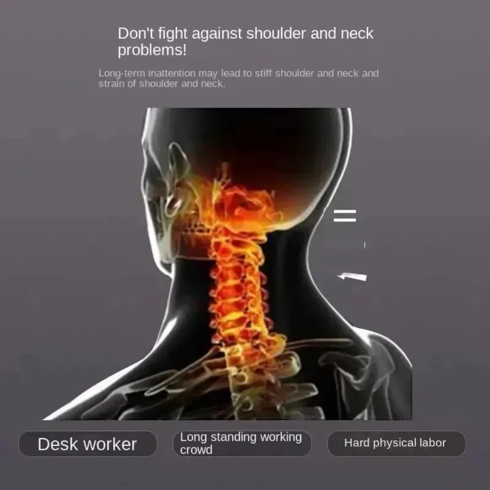 Neck Pillow Help Sleep And Protect The Neck Cervical Orthopedic Household Soybean Fiber SPA Massage Pillow For Sleeping