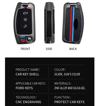 Custodia per telecomando chiave per Ford Fiesta Focus 2 Ecosport Kuga Escape Falcon B C Max Eco Sport Galaxy 3 pulsanti portachiavi automatico 4 Custodia per telecomando chiave per Ford Fiesta Focus 2 Ecosport Kuga Escape Falcon B C Max Eco Sport Galaxy 3 pulsanti portachiavi automatico - Custodia per telecomando chiave per Ford Fiesta Focus 2 Ecosport Kuga Escape Falcon B C