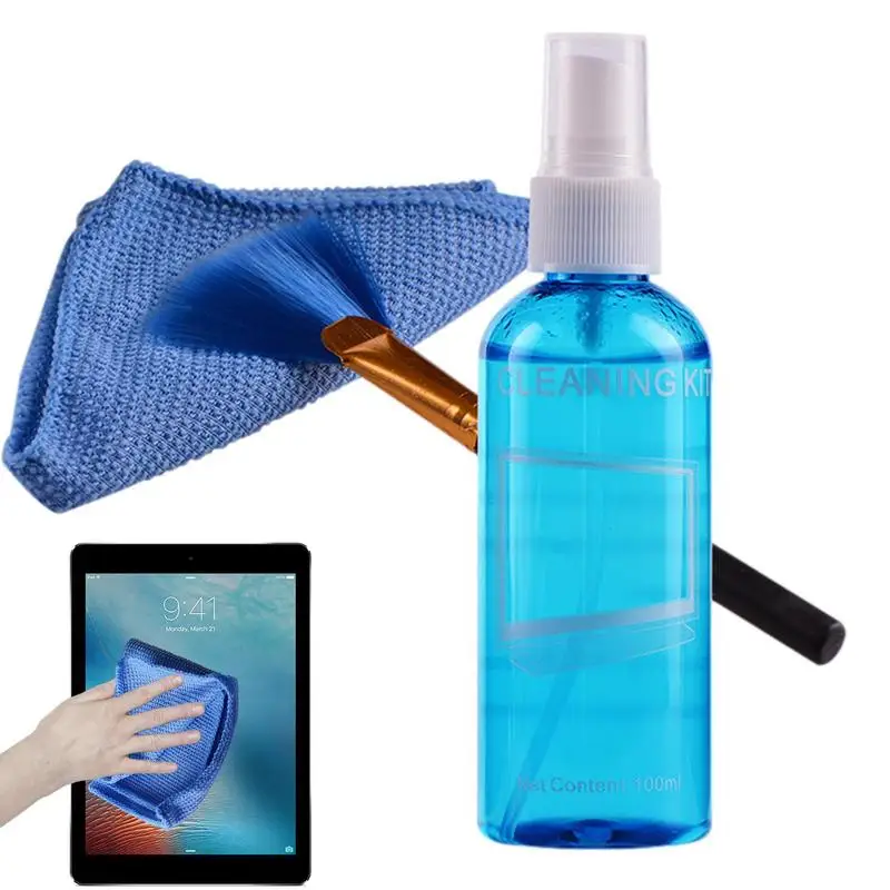 ScreenCleaningSpraySet3In1ScreenCleaningSuitsKitWithBrush