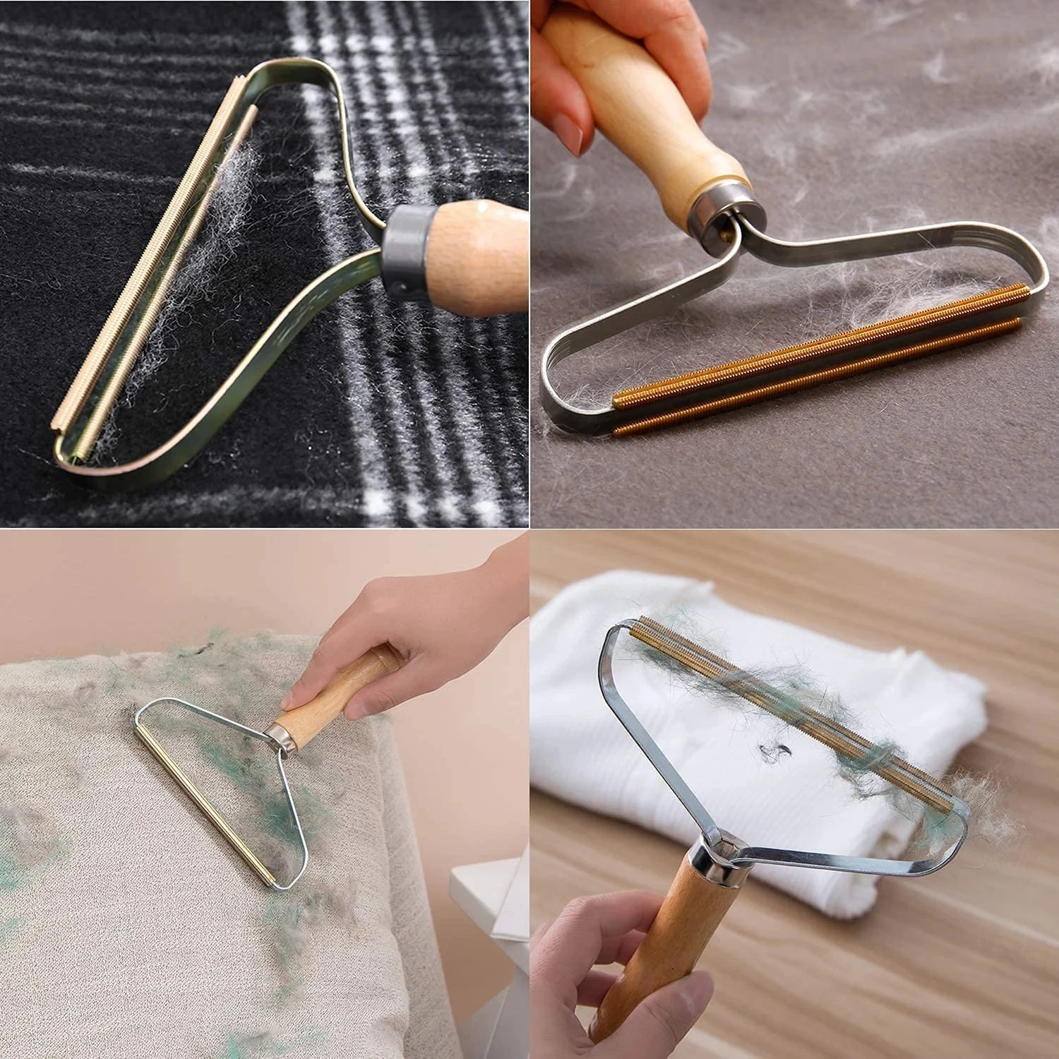 Portable Manual Hair Removal Agent Carpet Wool Coat Clothes Shaver Brush Tool Coat Double Sided Hair Removal Ball Knitting Tool